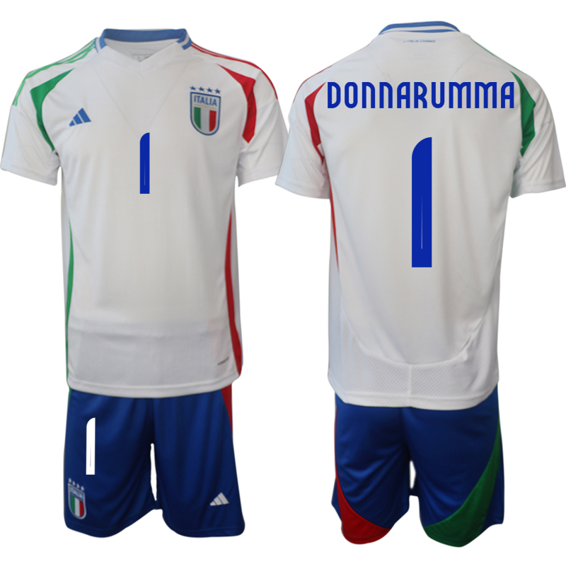 Men 2024-2025 Season Italy away white #1 Soccer Jerseys